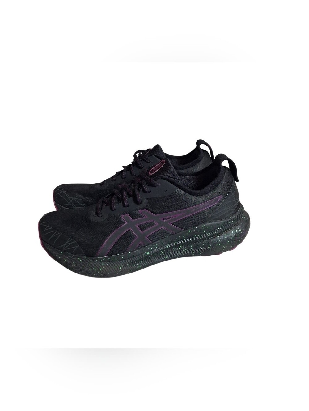 Asics Gel Kayano 31 Lite Show Running Shoe Men Size 13 Black Purple 1012B744